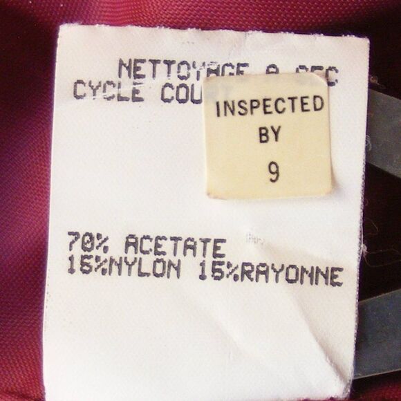 JESSICA MCCLINTOCK Evening Dress, S, Red Velvet, Golden Sequins, Off-shoulder - Picture 14 of 14